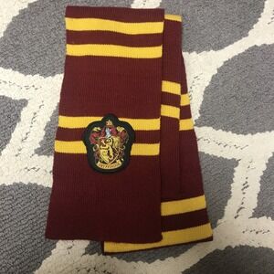 Harry Potter Movie Gryffindor 60" Knit Scarf Wizarding World Costume Accessory